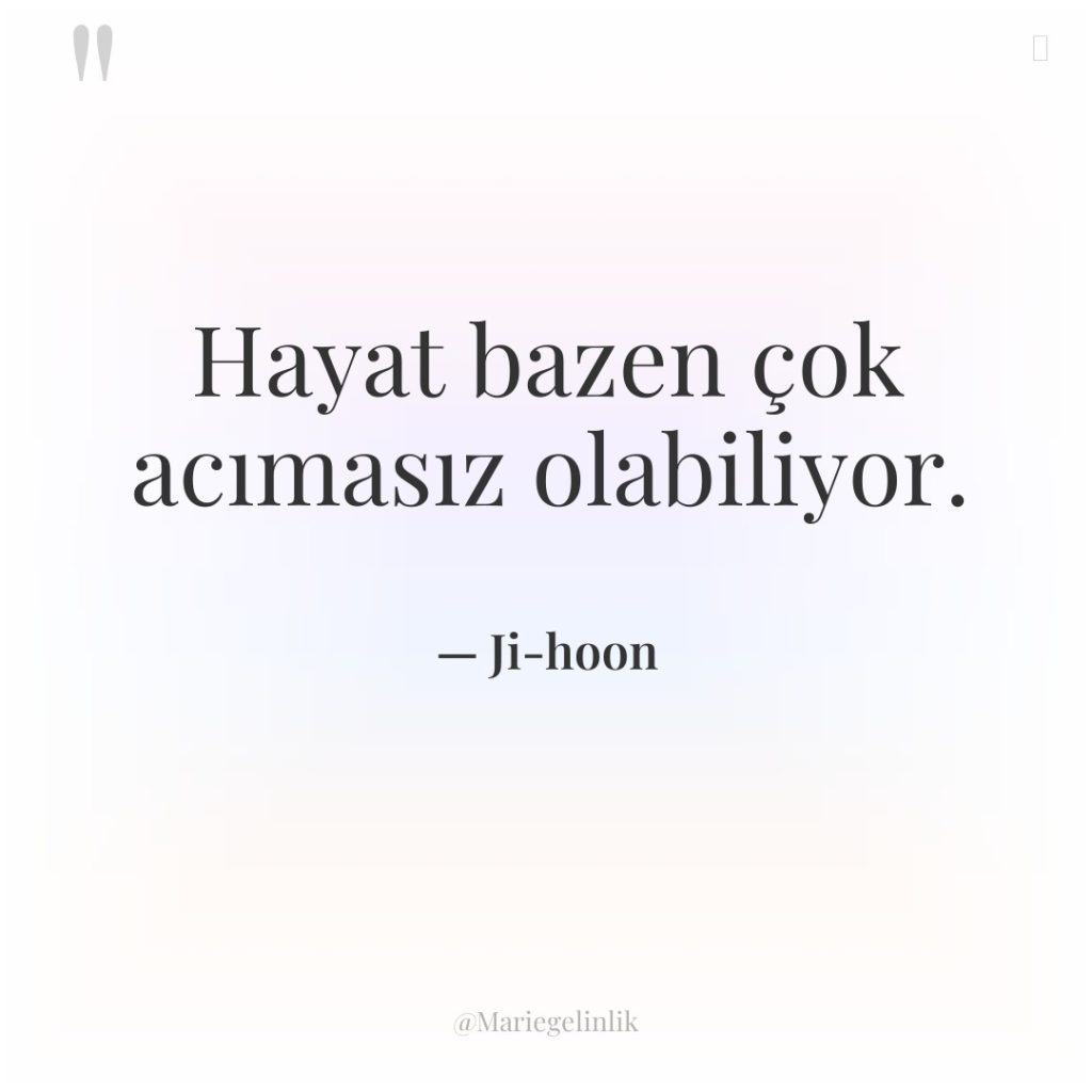 Hayat bazen çok acımasız olabiliyor.