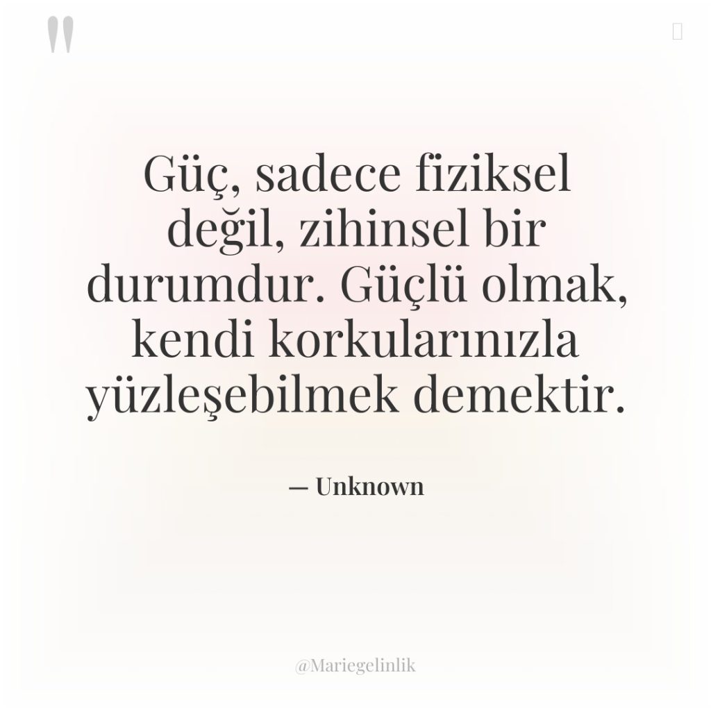 Güç, sadece fiziksel değil, zihinsel bir durumdur. Güçlü olmak, kendi…