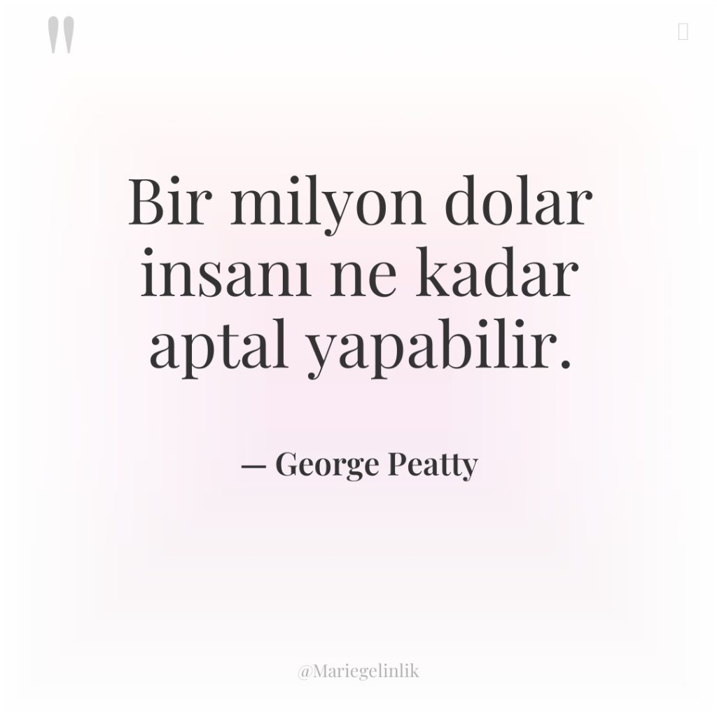 Bir milyon dolar insanı ne kadar aptal yapabilir.