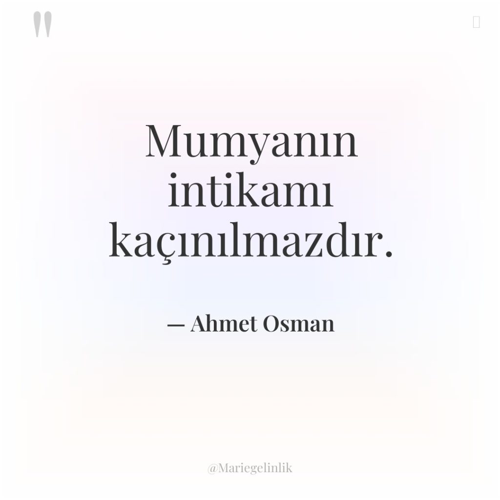 Mumyanın intikamı kaçınılmazdır.