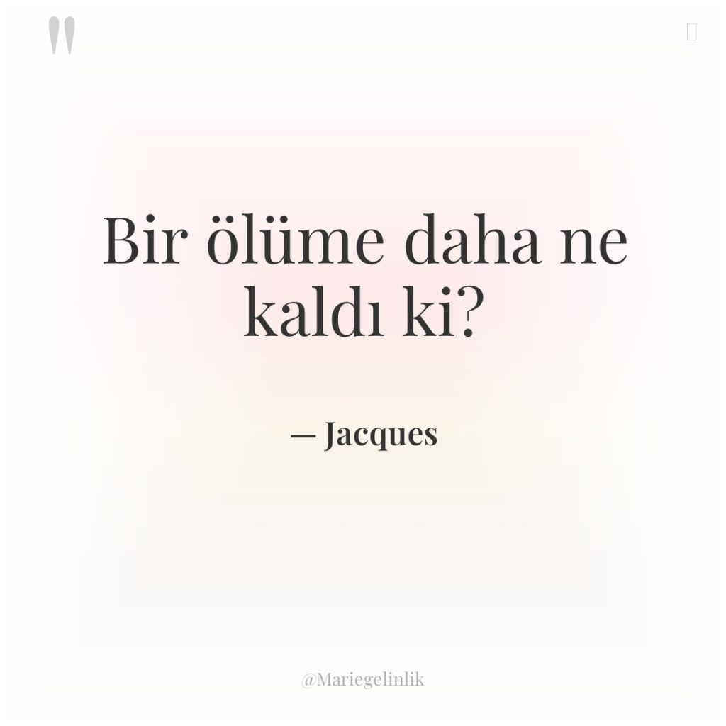 Bir ölüme daha ne kaldı ki?