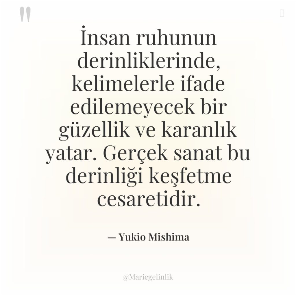 İnsan ruhunun derinliklerinde, kelimelerle ifade edilemeyecek bir güzellik ve karanlık…
