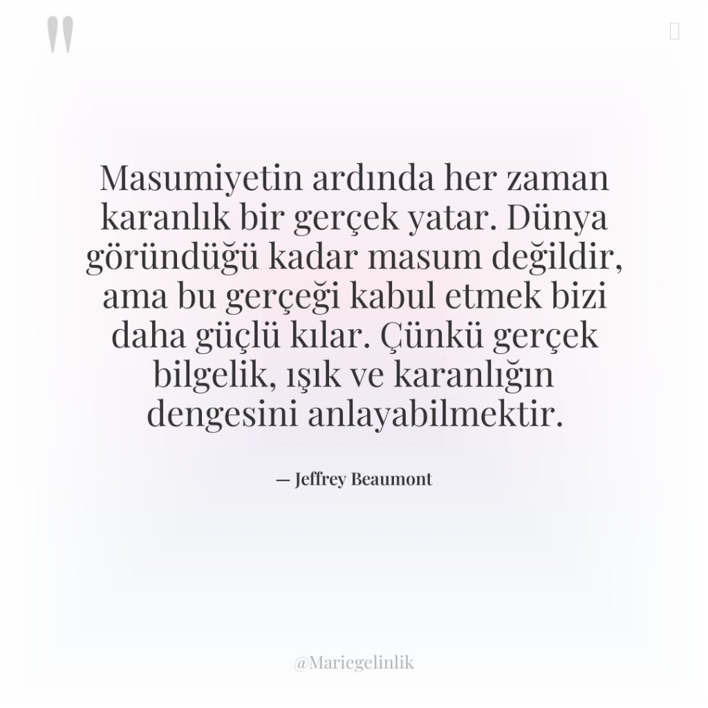 Masumiyetin ardında her zaman karanlık bir gerçek yatar. Dünya göründüğü…