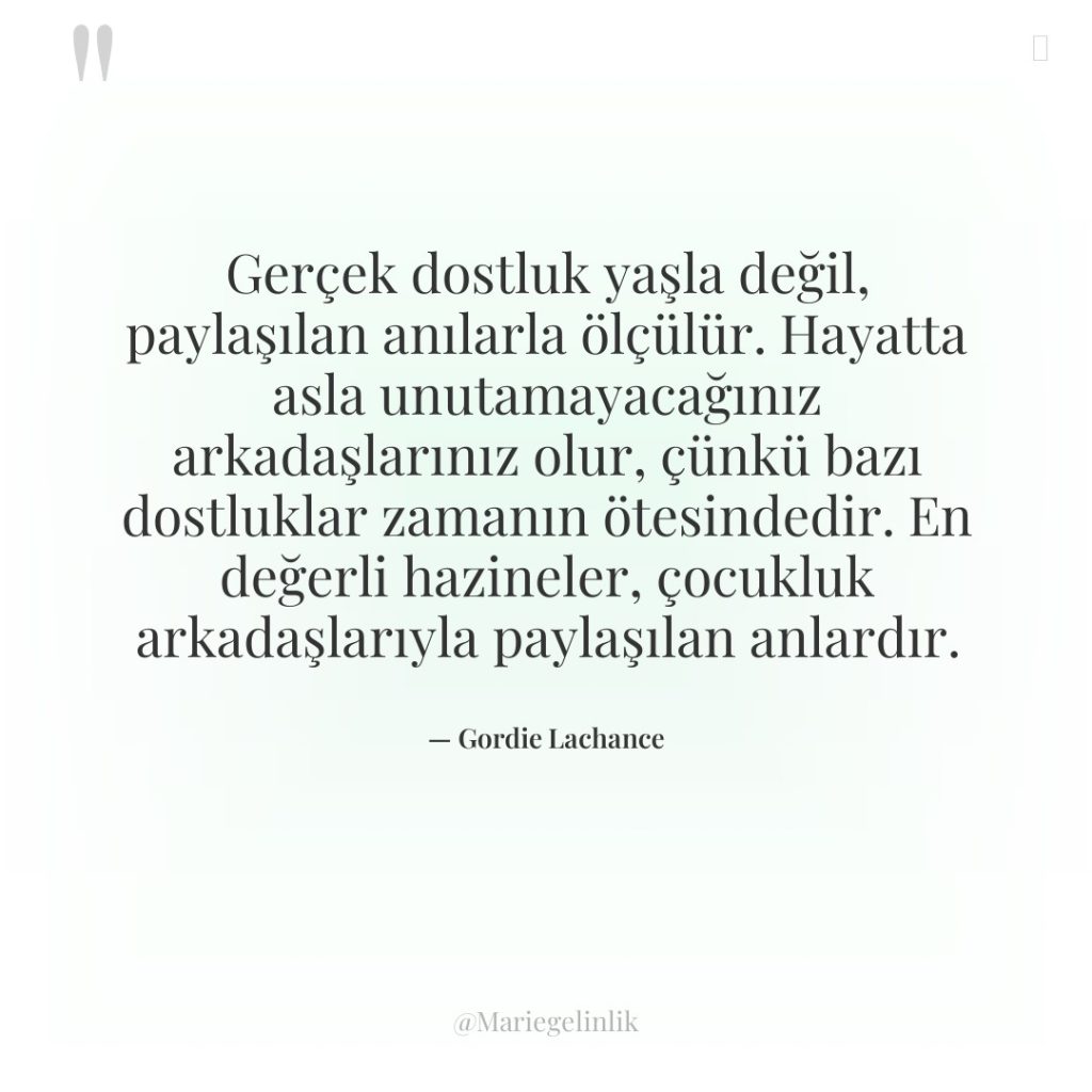 Gerçek dostluk yaşla değil, paylaşılan anılarla ölçülür. Hayatta asla unutamayacağınız…