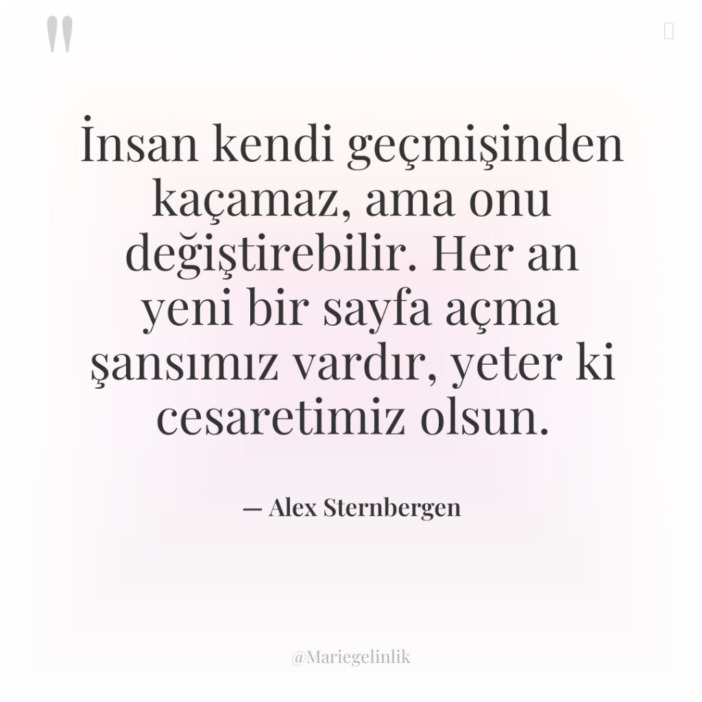 İnsan kendi geçmişinden kaçamaz, ama onu değiştirebilir. Her an yeni…