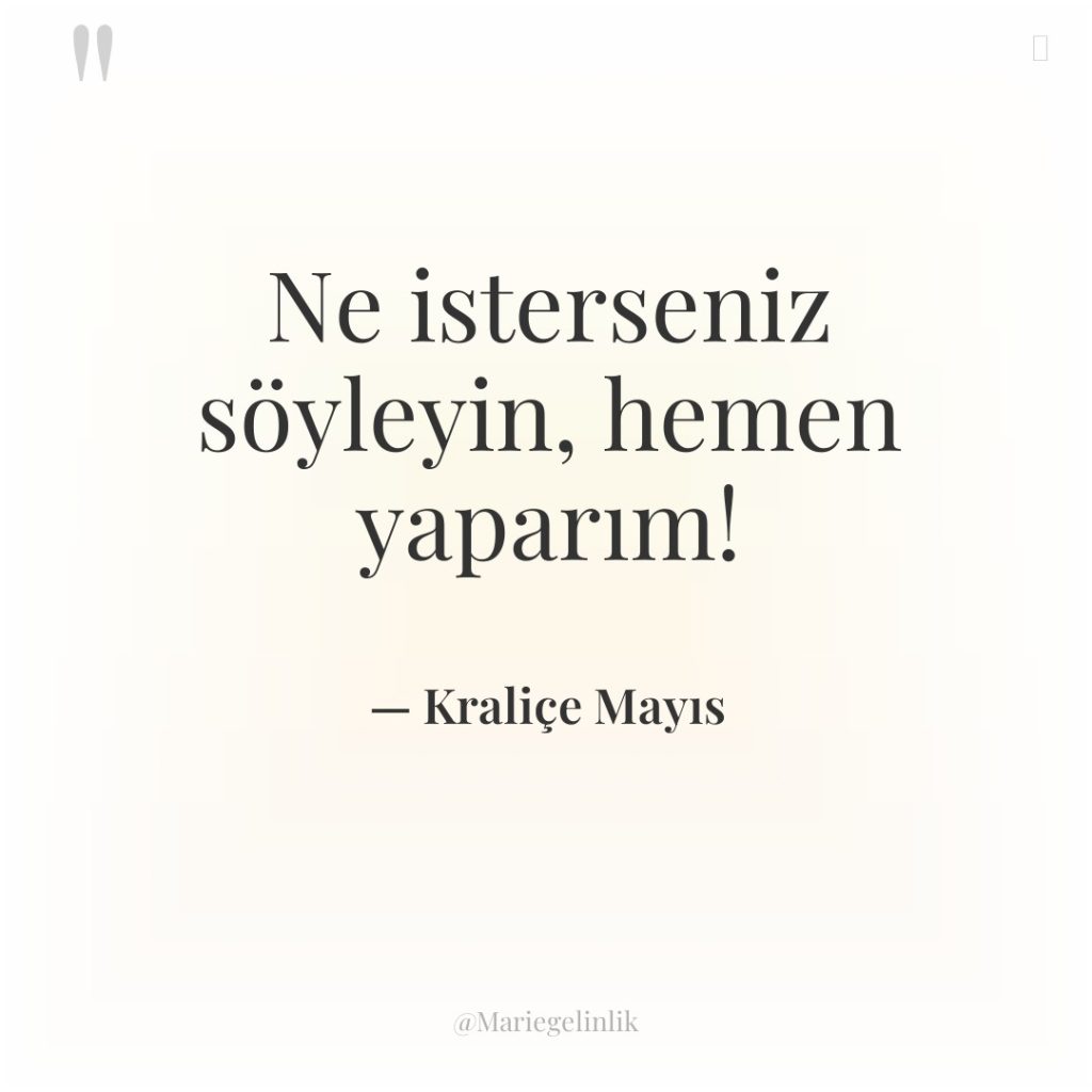 Ne isterseniz söyleyin, hemen yaparım!