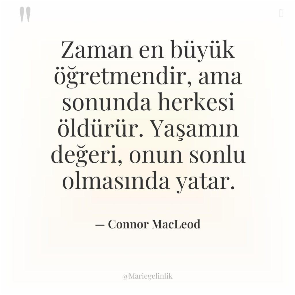 Zaman en büyük öğretmendir, ama sonunda herkesi öldürür. Yaşamın değeri,…