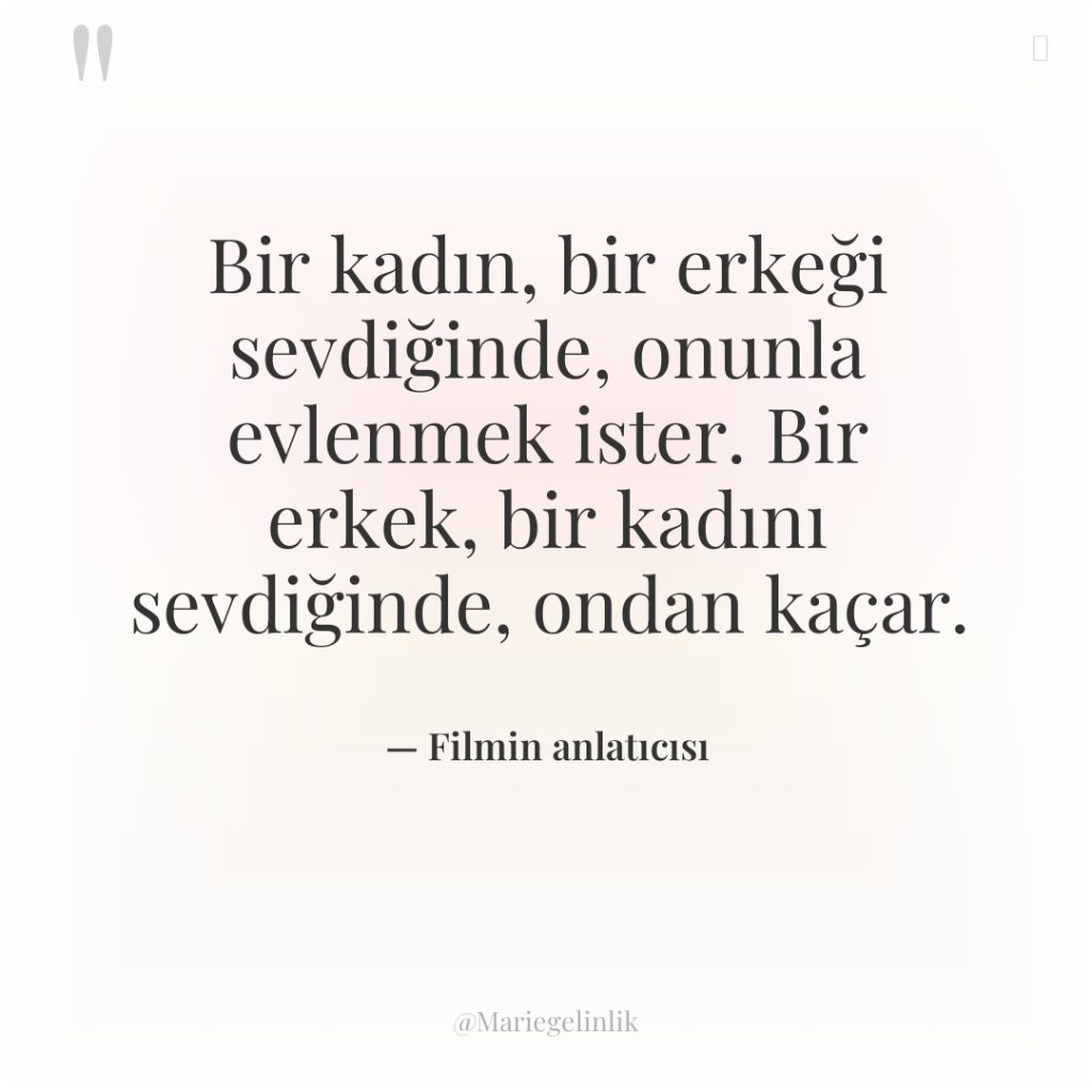 Bir kadın, bir erkeği sevdiğinde, onunla evlenmek ister. Bir erkek,…