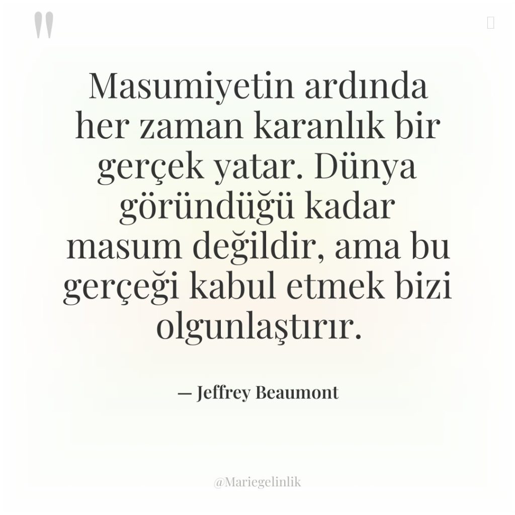 Masumiyetin ardında her zaman karanlık bir gerçek yatar. Dünya göründüğü…