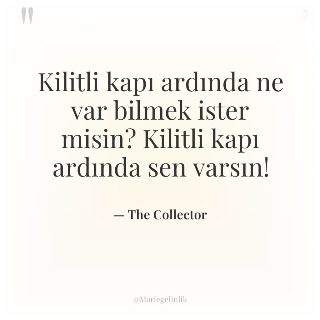 Kilitli kapı ardında ne var bilmek ister misin? Kilitli kapı…