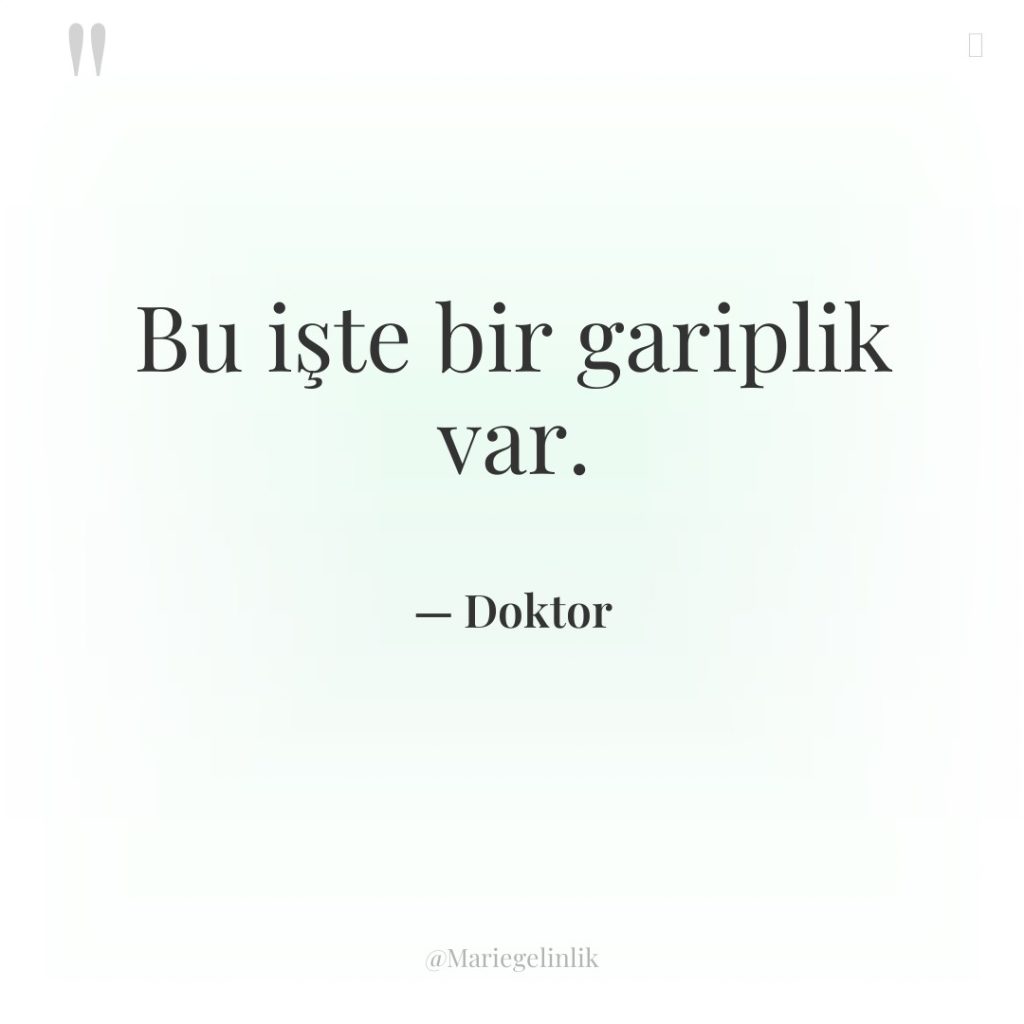 Bu işte bir gariplik var.