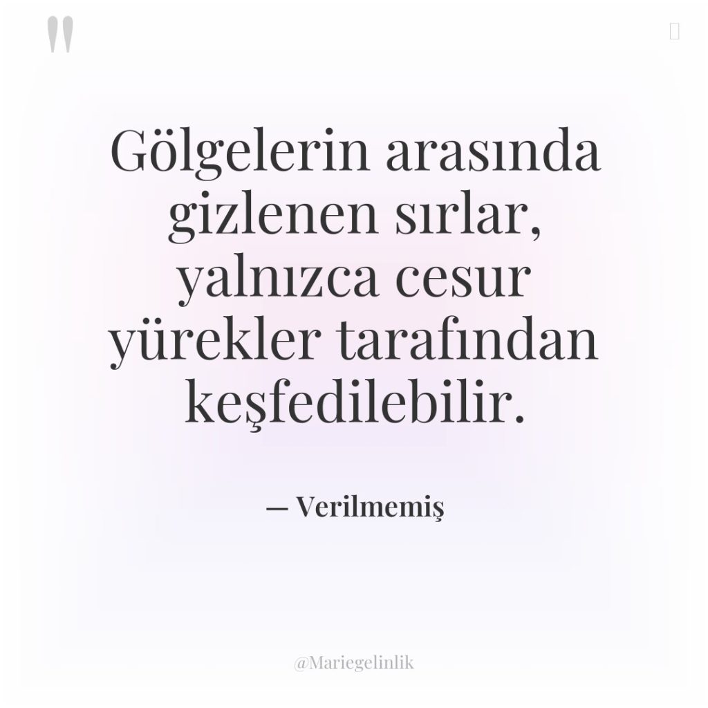 Gölgelerin arasında gizlenen sırlar, yalnızca cesur yürekler tarafından keşfedilebilir.