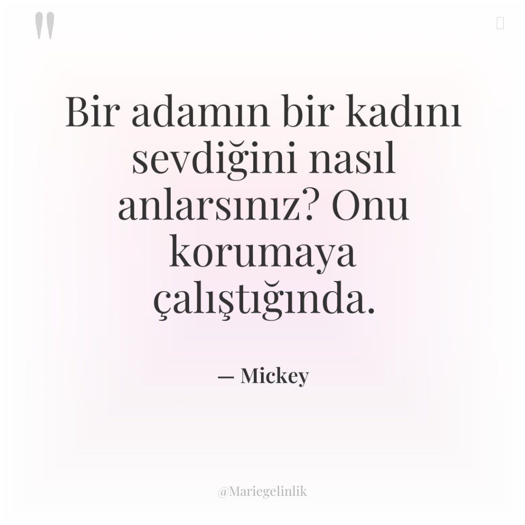 Bir adamın bir kadını sevdiğini nasıl anlarsınız? Onu korumaya çalıştığında.