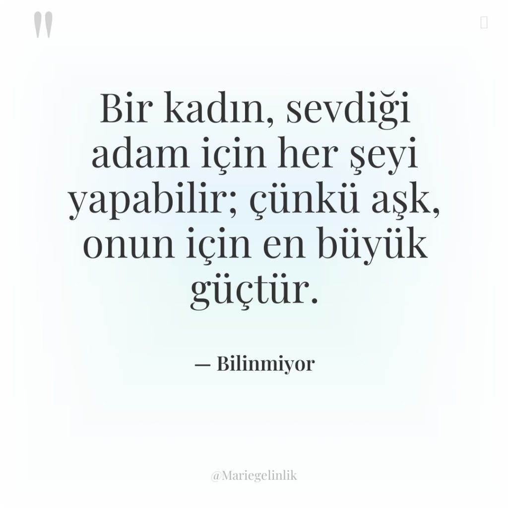 Bir kadın, sevdiği adam için her şeyi yapabilir; çünkü aşk,…