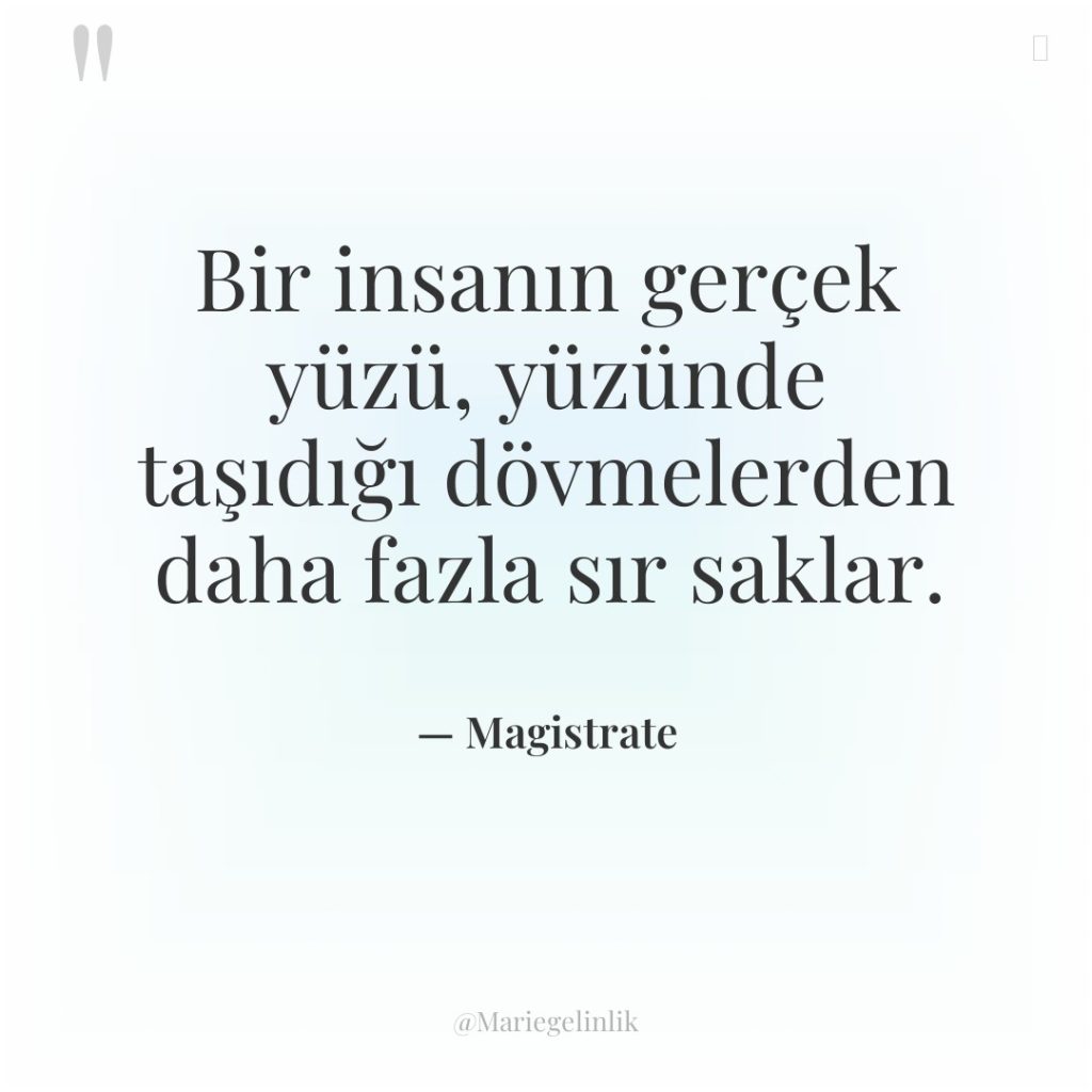 Bir insanın gerçek yüzü, yüzünde taşıdığı dövmelerden daha fazla sır…