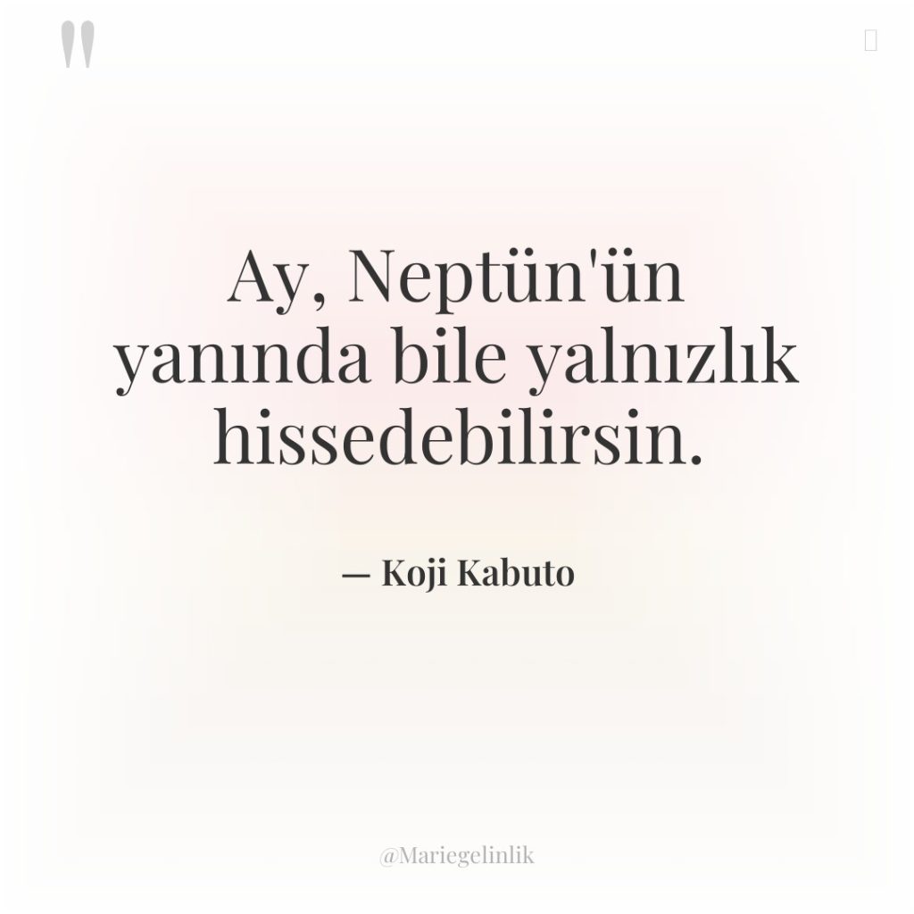 Ay, Neptün’ün yanında bile yalnızlık hissedebilirsin.