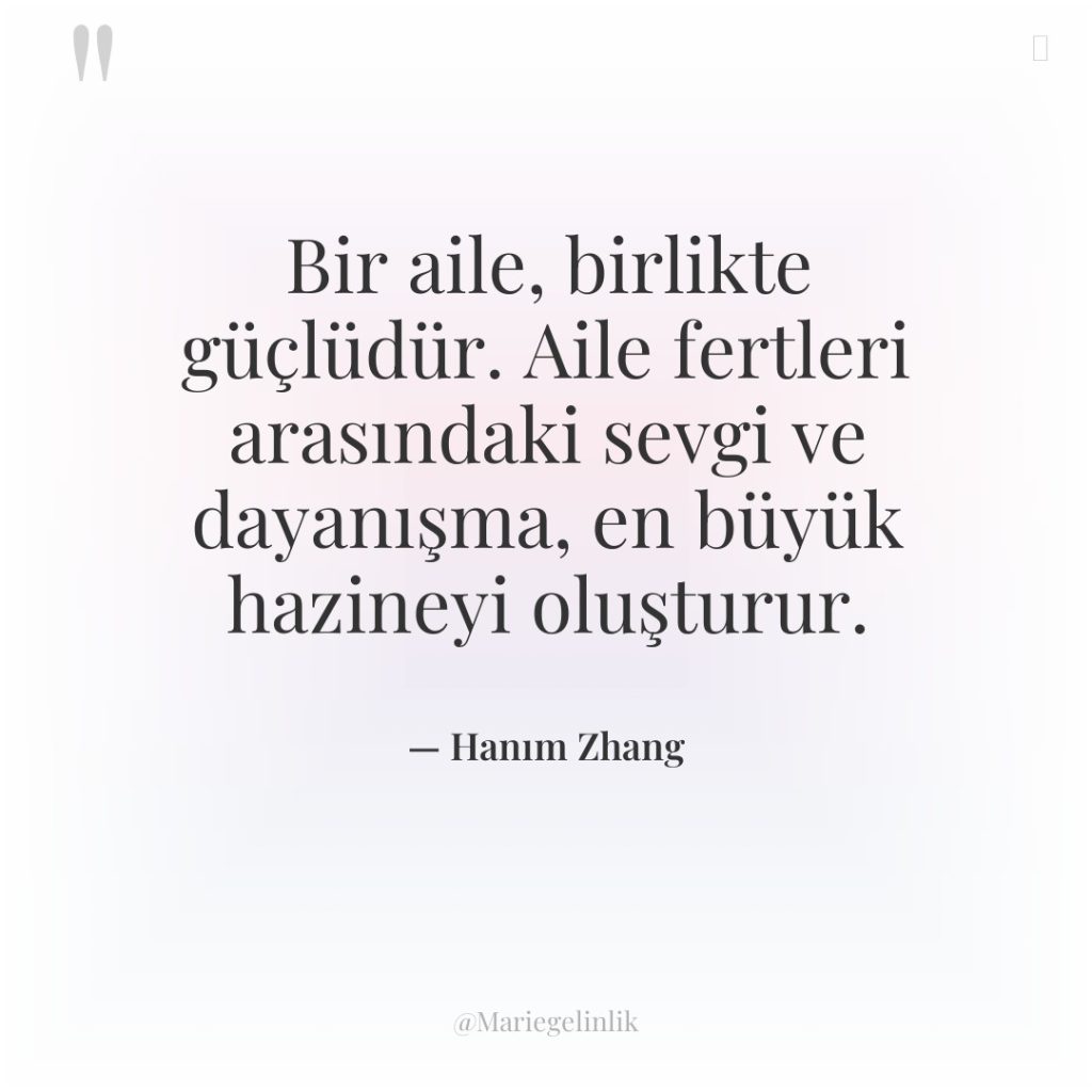 Bir aile, birlikte güçlüdür. Aile fertleri arasındaki sevgi ve dayanışma,…