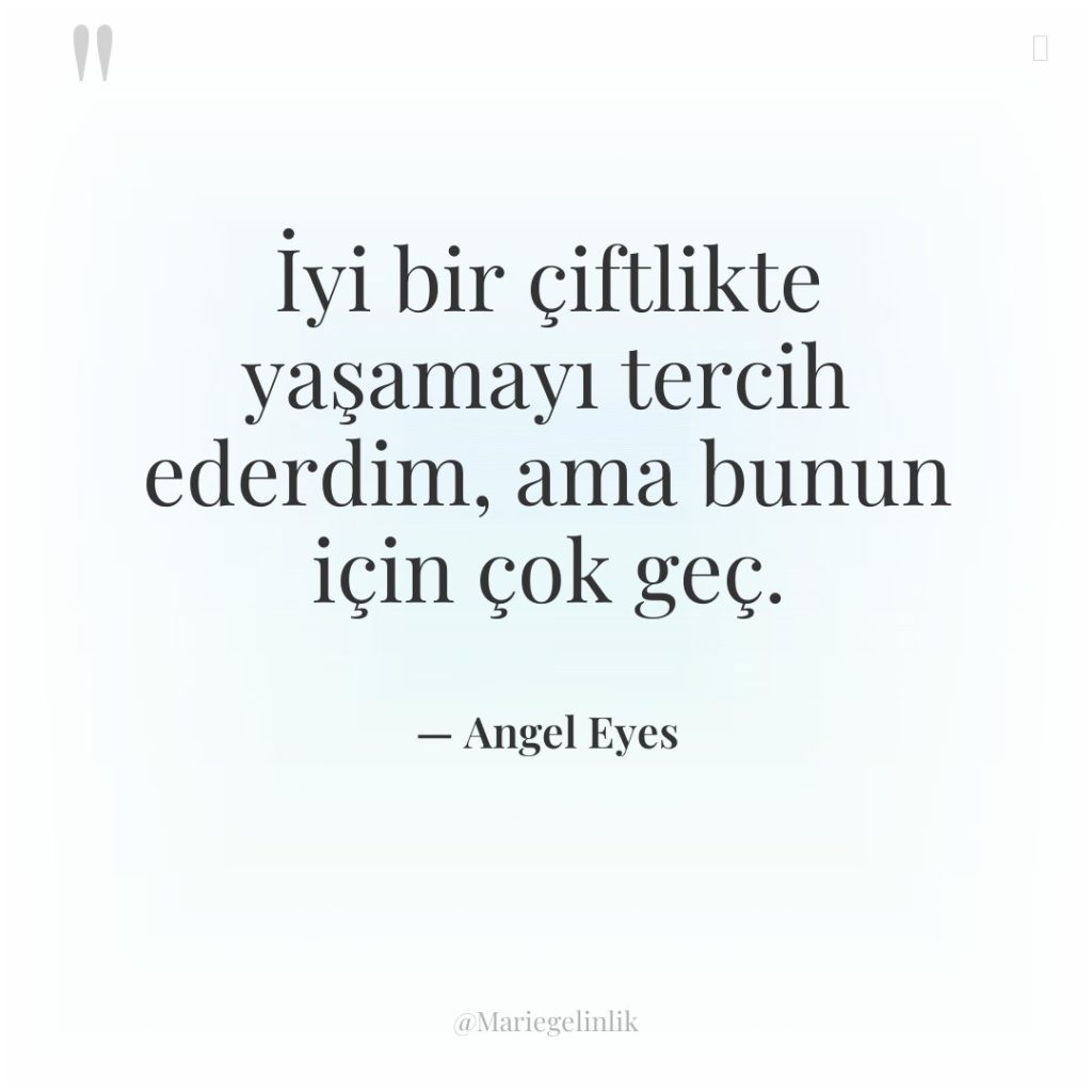 İyi bir çiftlikte yaşamayı tercih ederdim, ama bunun için çok…