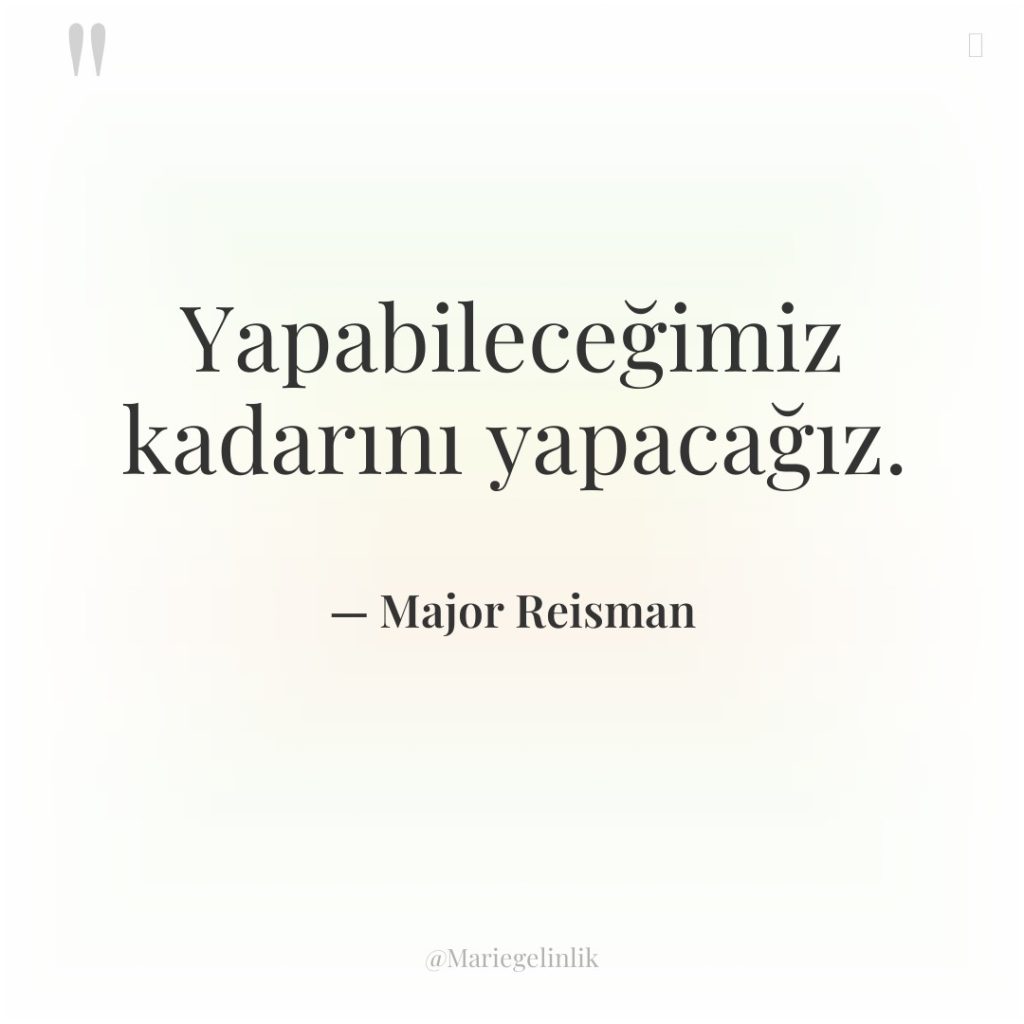 Yapabileceğimiz kadarını yapacağız.