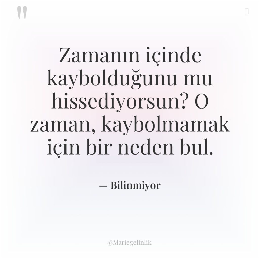 Zamanın içinde kaybolduğunu mu hissediyorsun? O zaman, kaybolmamak için bir…