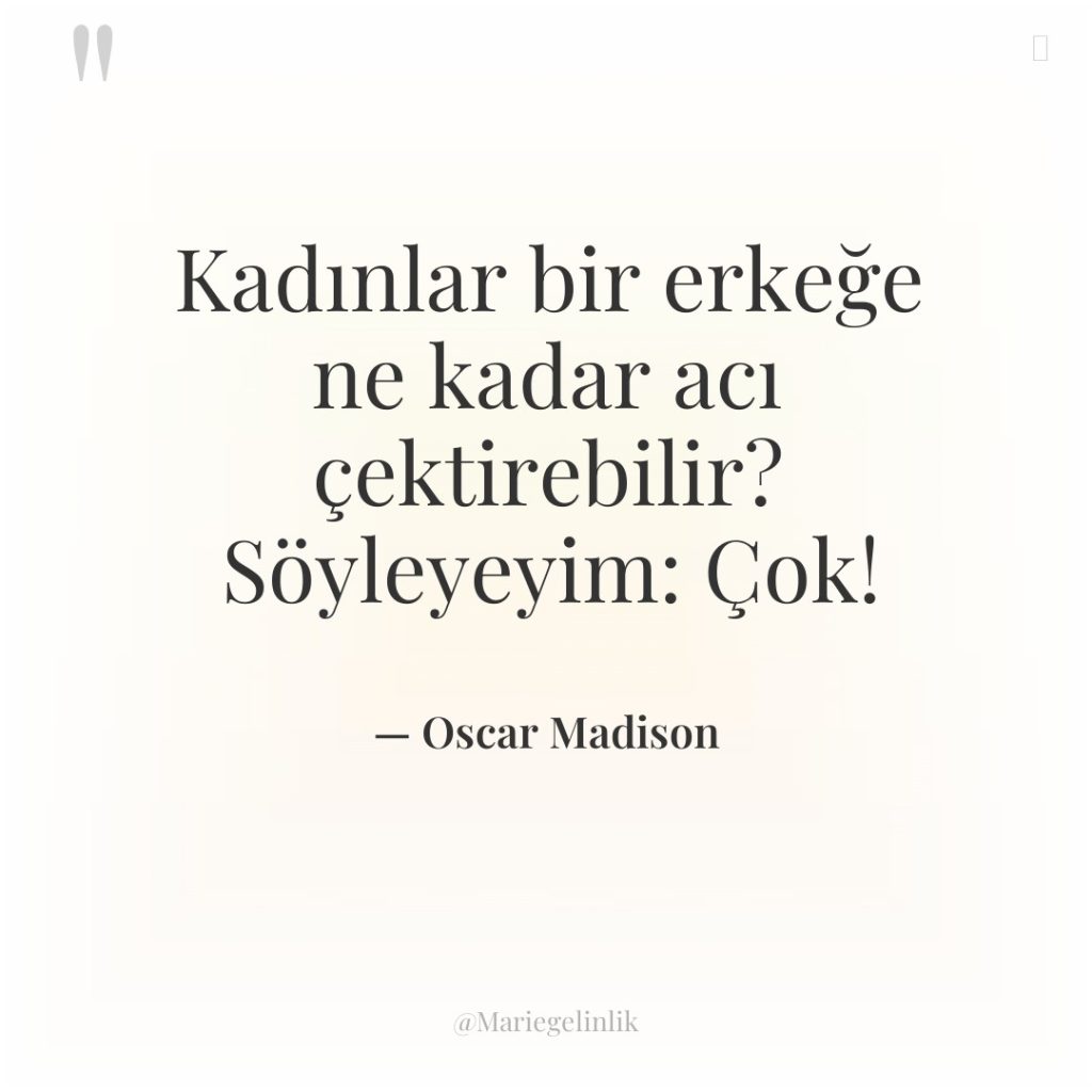 Kadınlar bir erkeğe ne kadar acı çektirebilir? Söyleyeyim: Çok!