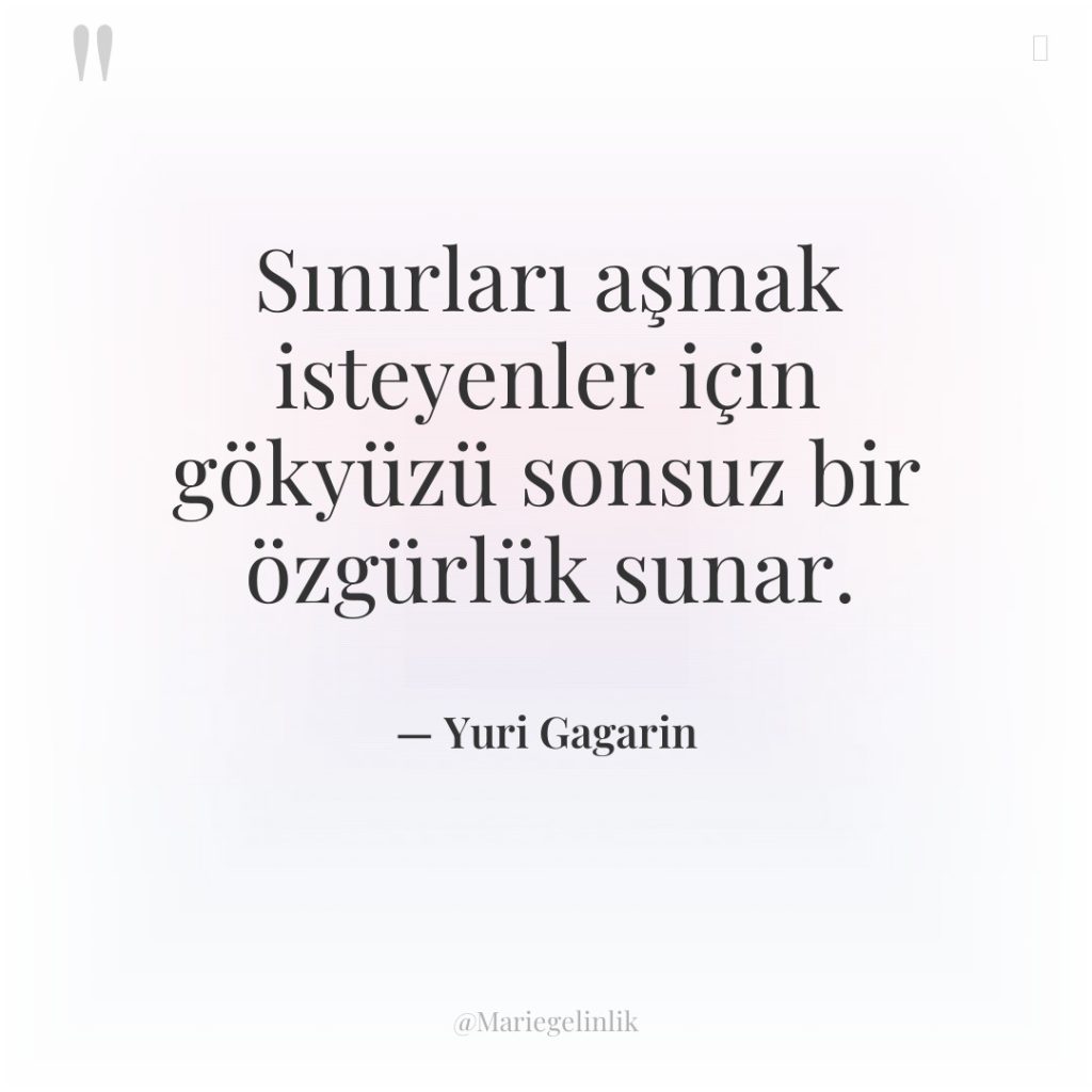 Sınırları aşmak isteyenler için gökyüzü sonsuz bir özgürlük sunar.