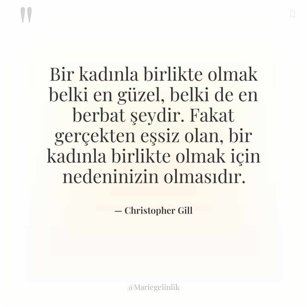 Bir kadınla birlikte olmak belki en güzel, belki de en…