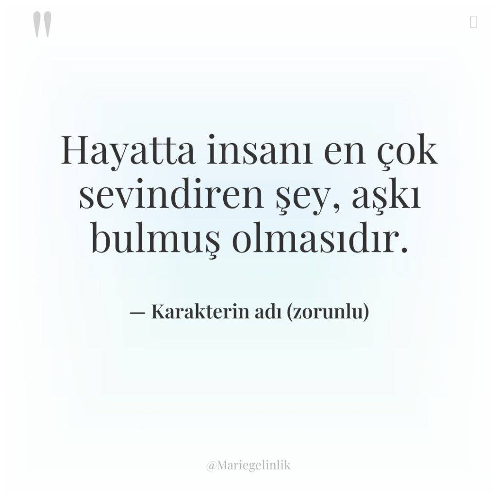 Hayatta insanı en çok sevindiren şey, aşkı bulmuş olmasıdır.