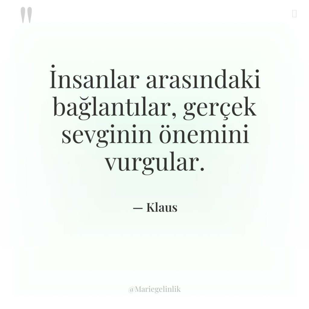 İnsanlar arasındaki bağlantılar, gerçek sevginin önemini vurgular.