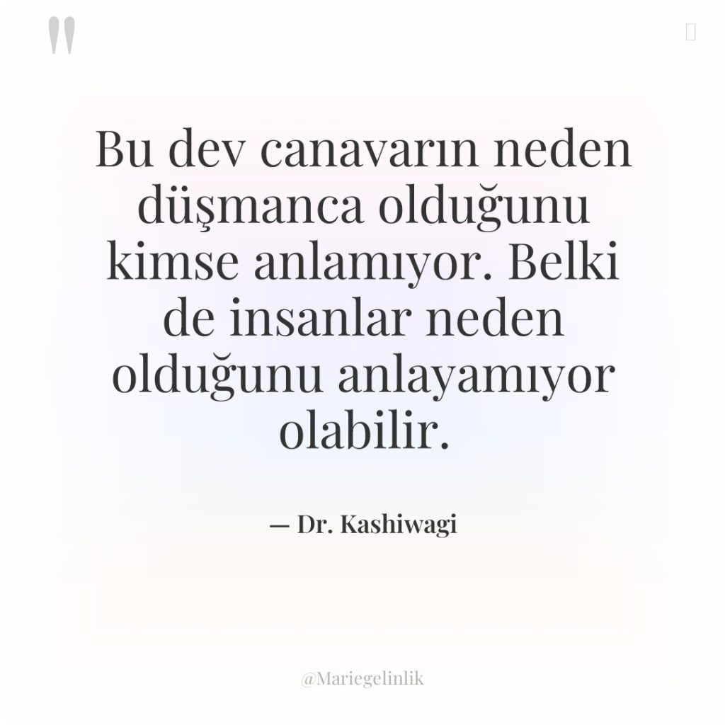 Bu dev canavarın neden düşmanca olduğunu kimse anlamıyor. Belki de…