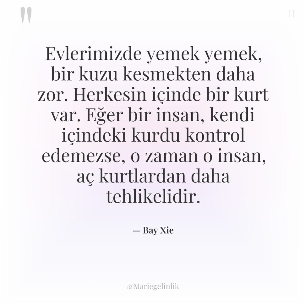 Evlerimizde yemek yemek, bir kuzu kesmekten daha zor. Herkesin içinde…