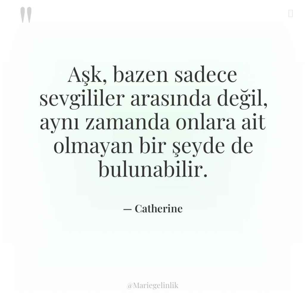 Aşk, bazen sadece sevgililer arasında değil, aynı zamanda onlara ait…