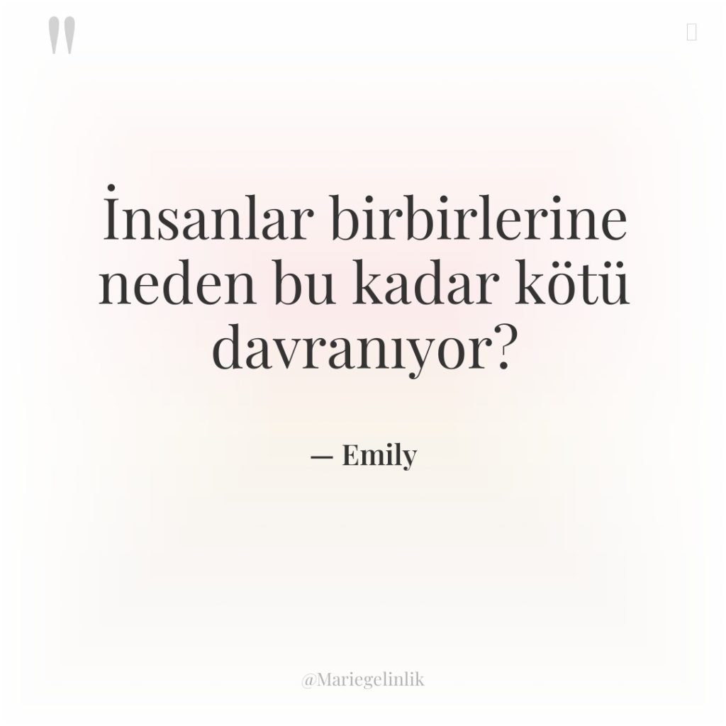 İnsanlar birbirlerine neden bu kadar kötü davranıyor?