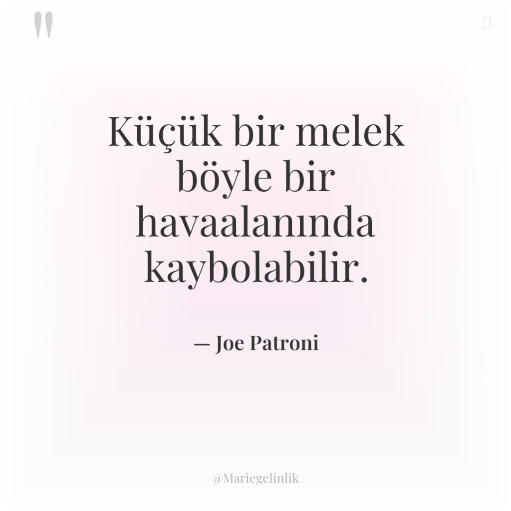 Küçük bir melek böyle bir havaalanında kaybolabilir.