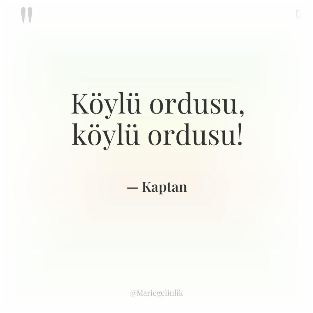 Köylü ordusu, köylü ordusu!