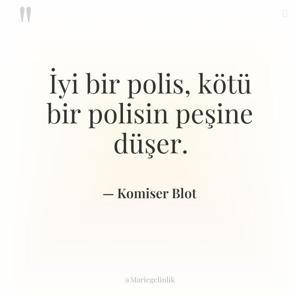 İyi bir polis, kötü bir polisin peşine düşer.