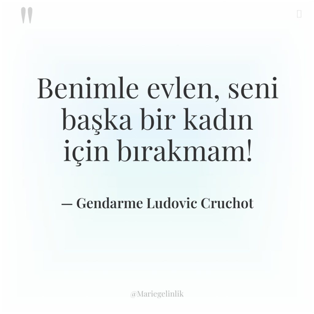 Benimle evlen, seni başka bir kadın için bırakmam!