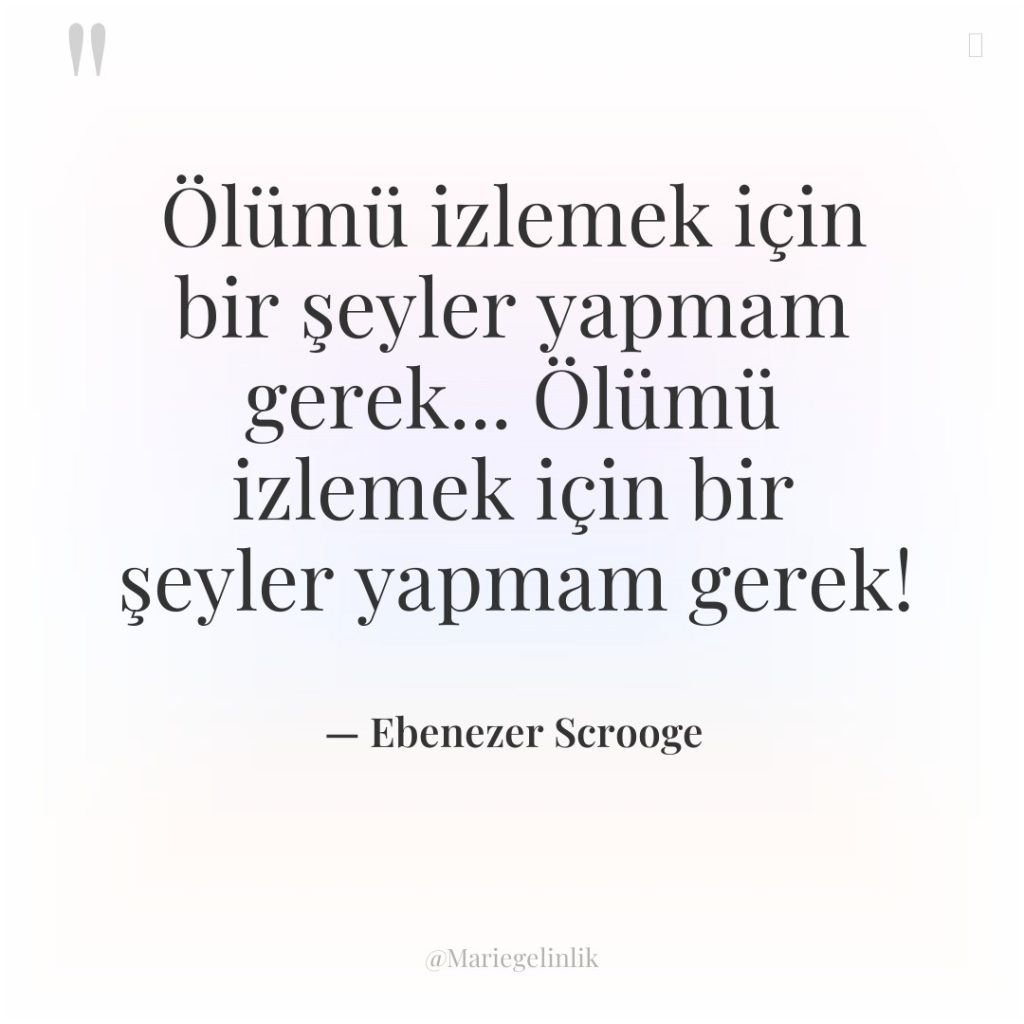 Ölümü izlemek için bir şeyler yapmam gerek… Ölümü izlemek için…