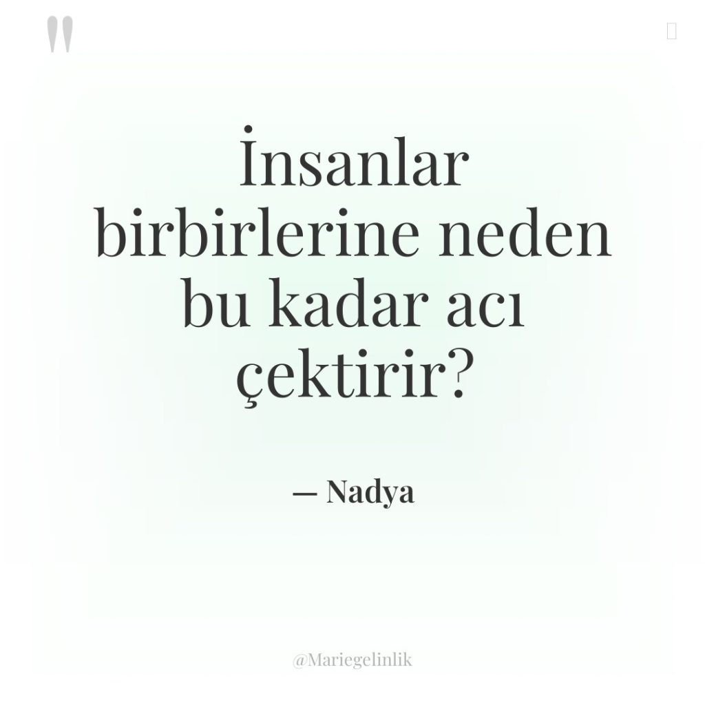 İnsanlar birbirlerine neden bu kadar acı çektirir?