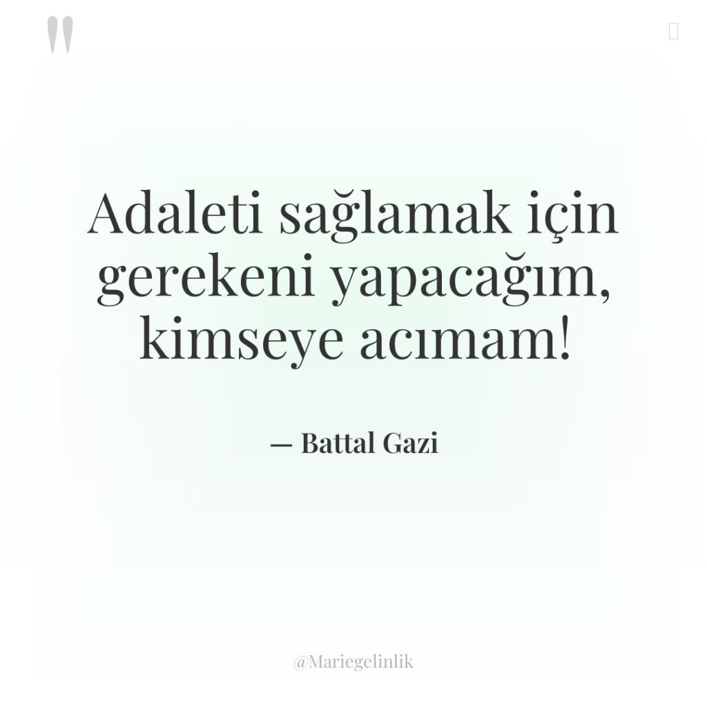 Adaleti sağlamak için gerekeni yapacağım, kimseye acımam!