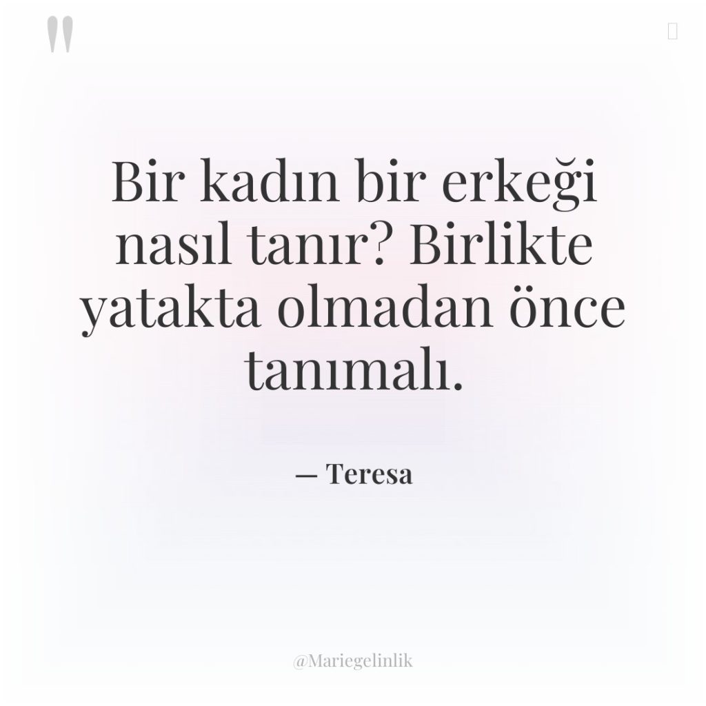 Bir kadın bir erkeği nasıl tanır? Birlikte yatakta olmadan önce…
