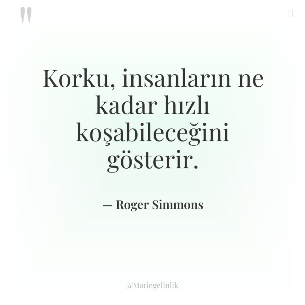 Korku, insanların ne kadar hızlı koşabileceğini gösterir.
