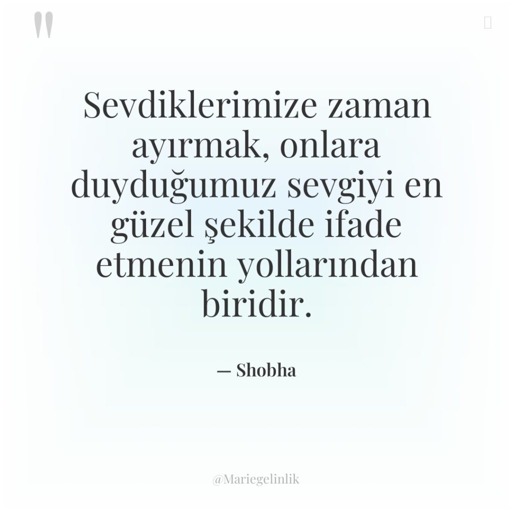 Sevdiklerimize zaman ayırmak, onlara duyduğumuz sevgiyi en güzel şekilde ifade…