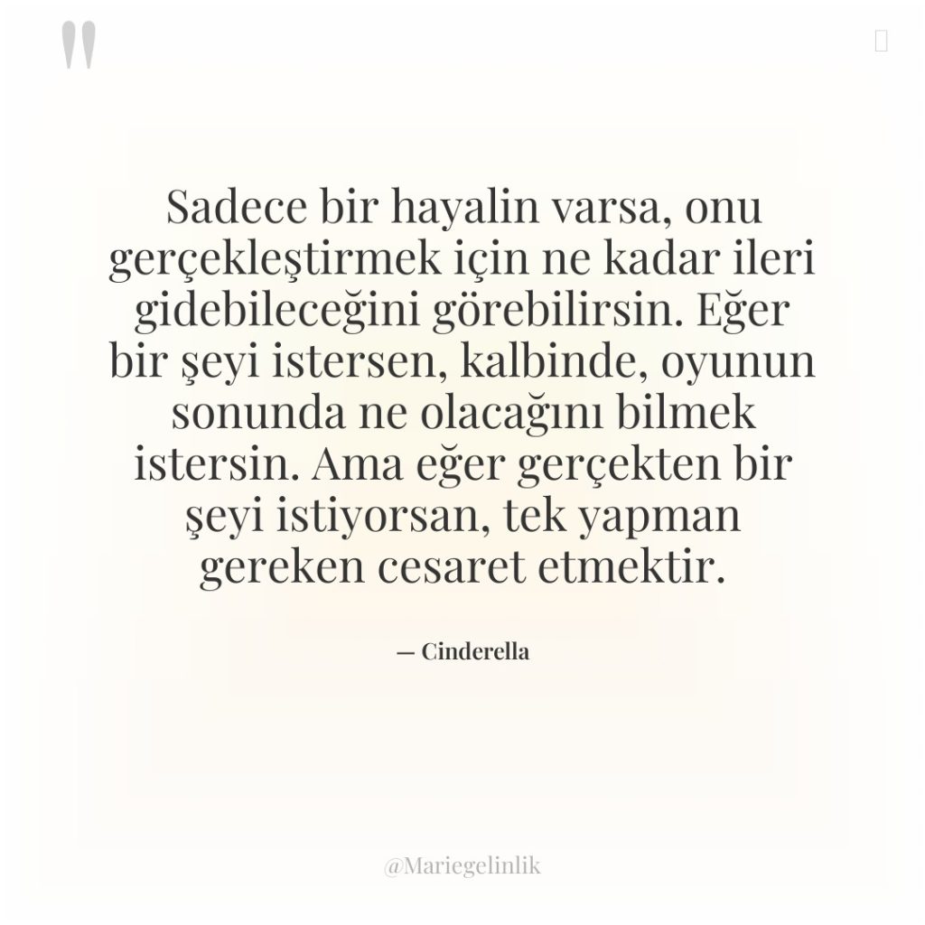 Sadece bir hayalin varsa, onu gerçekleştirmek için ne kadar ileri…