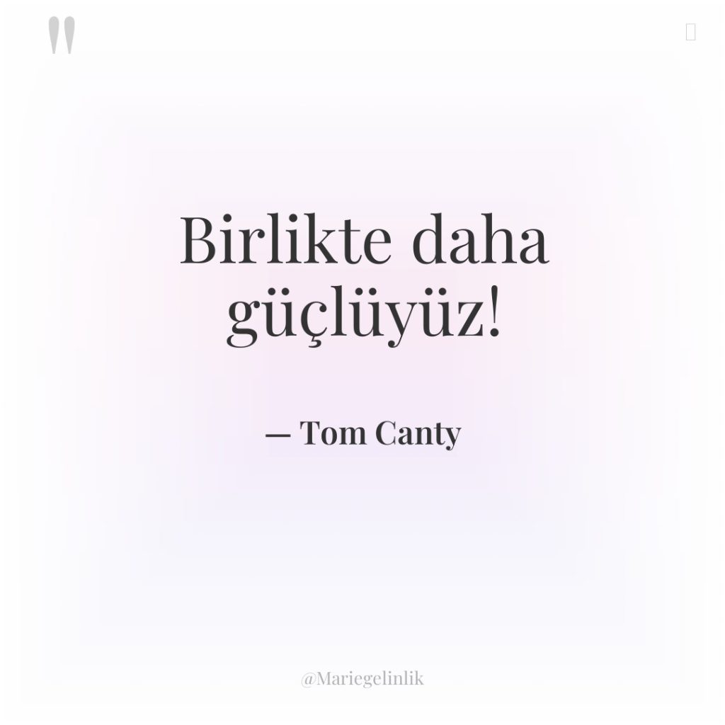 Birlikte daha güçlüyüz!