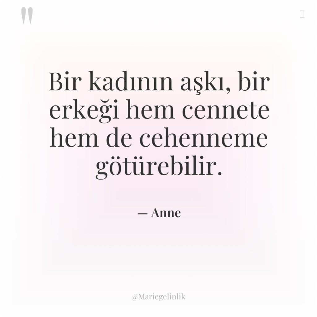 Bir kadının aşkı, bir erkeği hem cennete hem de cehenneme…