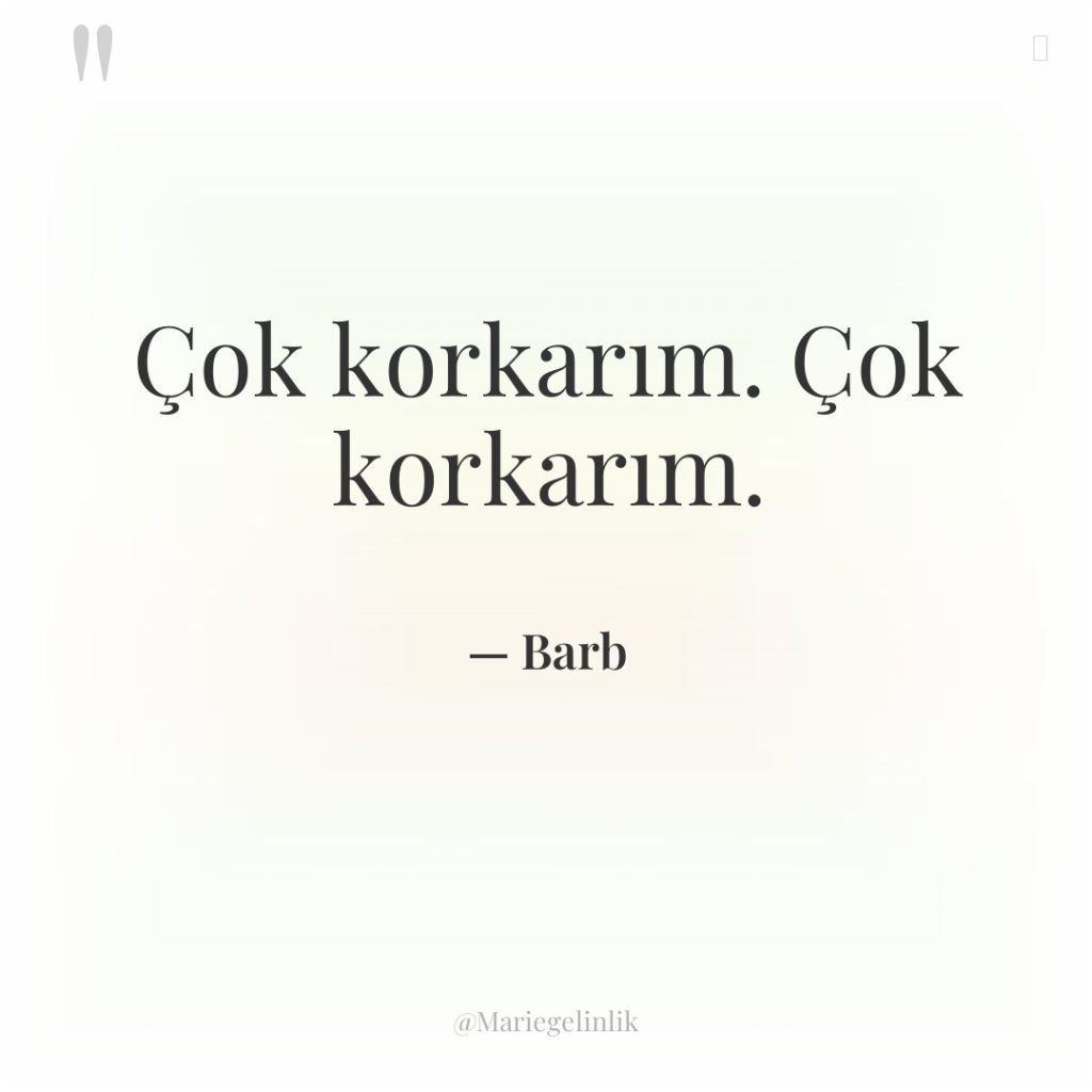 Çok korkarım. Çok korkarım.