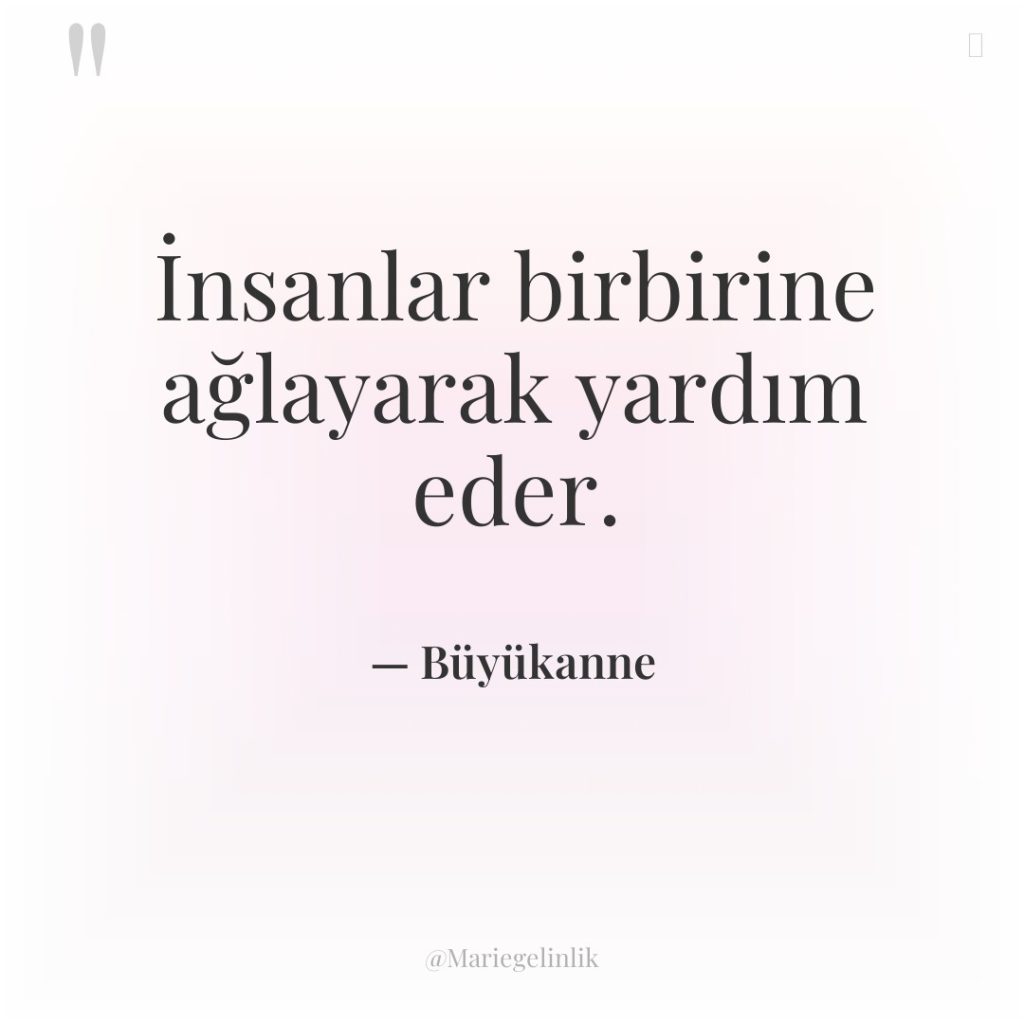 İnsanlar birbirine ağlayarak yardım eder.