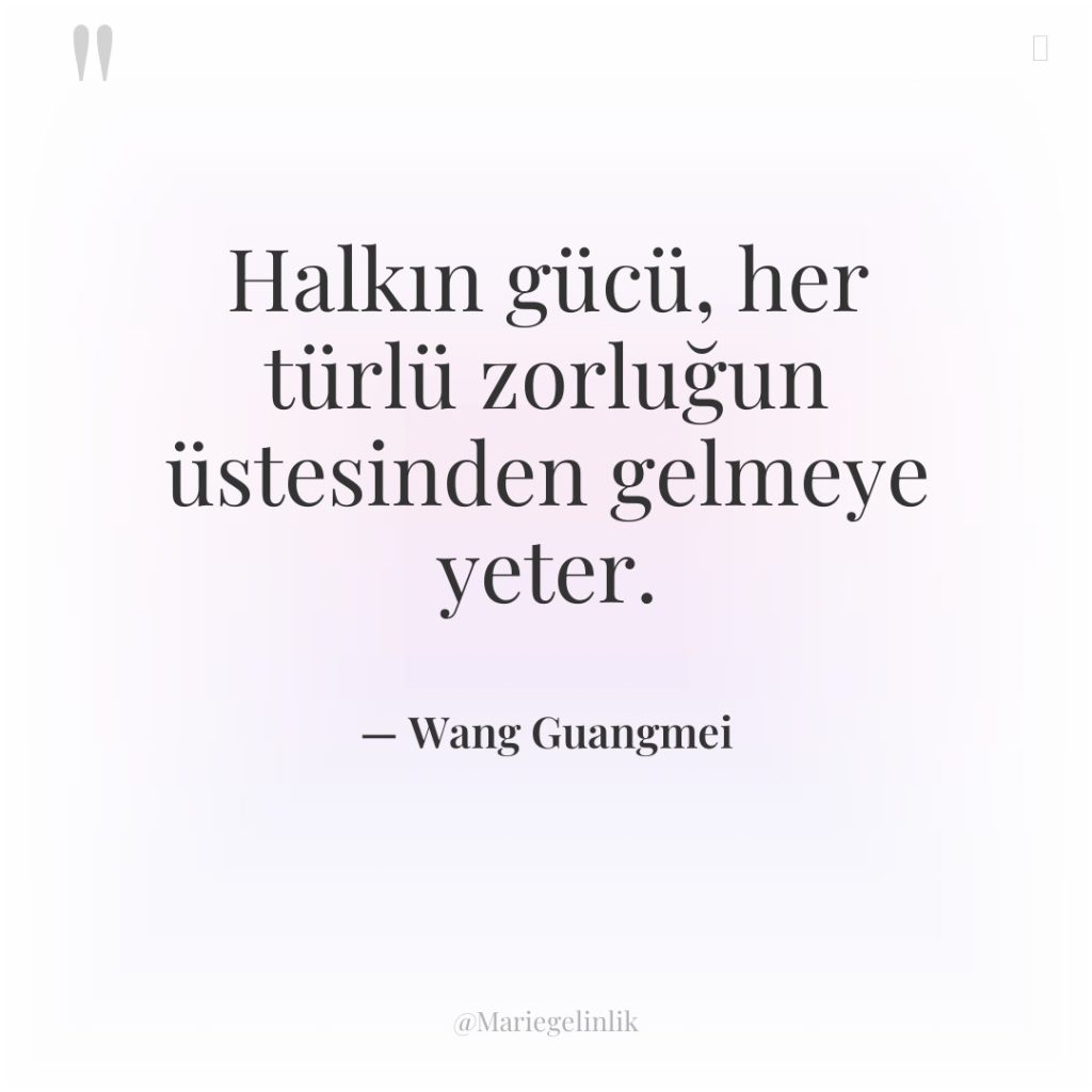 Halkın gücü, her türlü zorluğun üstesinden gelmeye yeter.