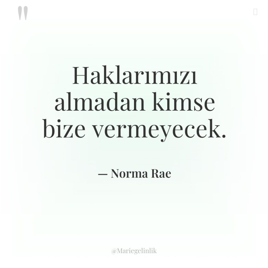 Haklarımızı almadan kimse bize vermeyecek.